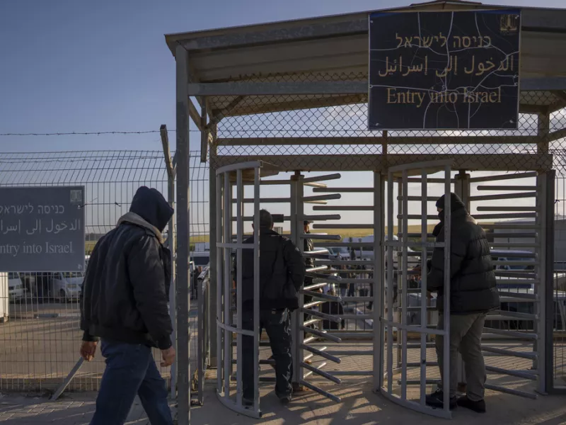 Erez crossing between Israel and the Gaza Strip