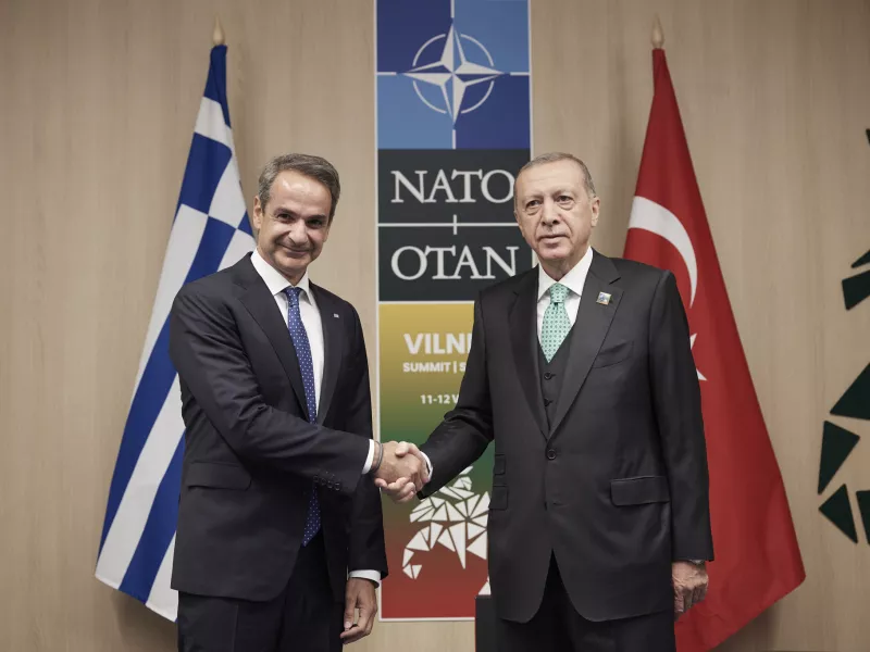 Μητσοτάκης και Ερντογάν