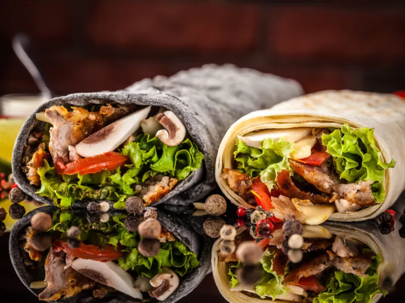 Buritto με κοτόπουλο