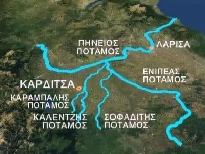  Κακοκαιρία Daniel: H υπερχείληση 5 ποταμών άλλαξε τον χάρτη της Θεσσαλίας