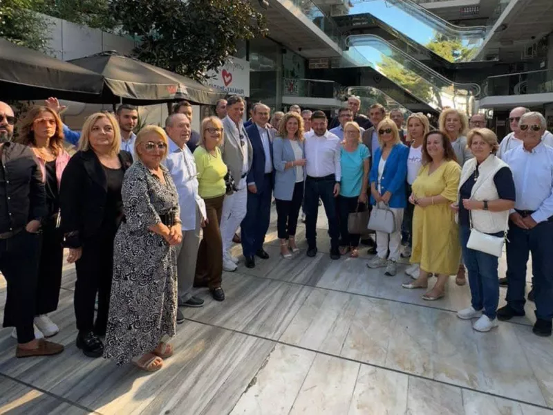 Στο Χαλάνδρι Χατζηδάκης και Χαρδαλιάς - Η ΝΔ στηρίζει την Κρίστη Αγαπητού 