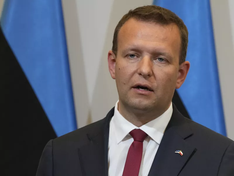 Estonia's Interior Minister Lauri Laanemets