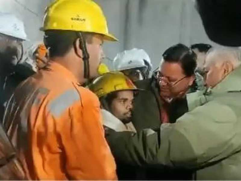 india rescue tunnel