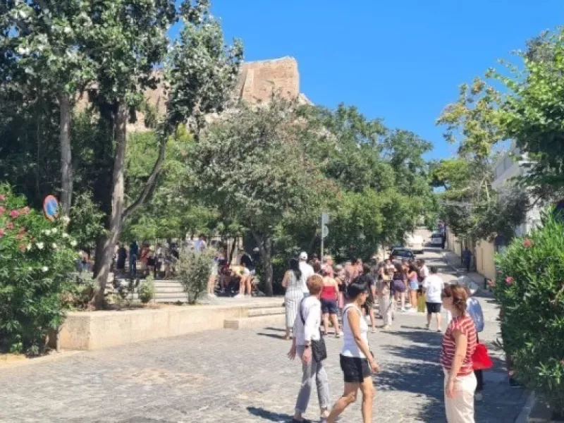 Τουρίστες στην Αθήνα