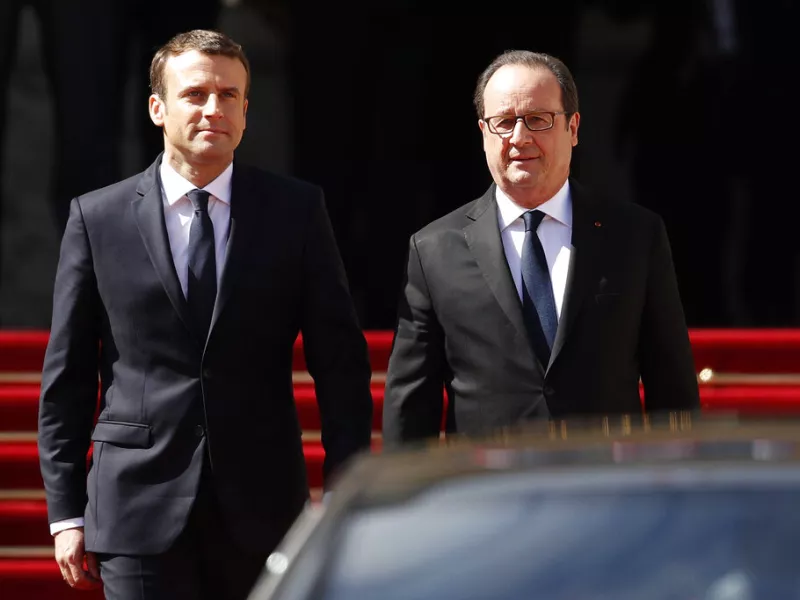 Emmanuel Macron - Francois Hollande 