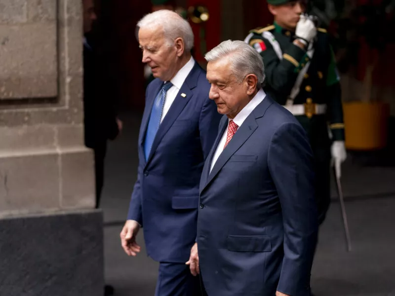 President Joe Biden - Mexican President Andres Manuel Lopez Obrador 