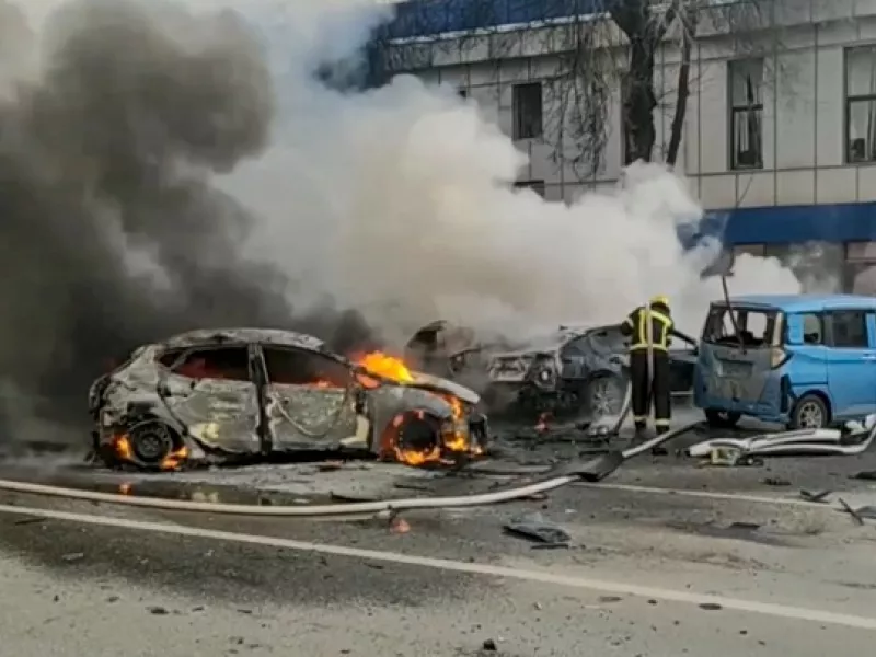 Η Ρωσία κατηγορεί την Ουκρανία για επίθεση σε πόλη της 