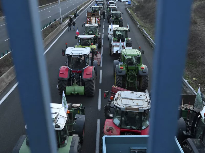 France. Farmers Protests