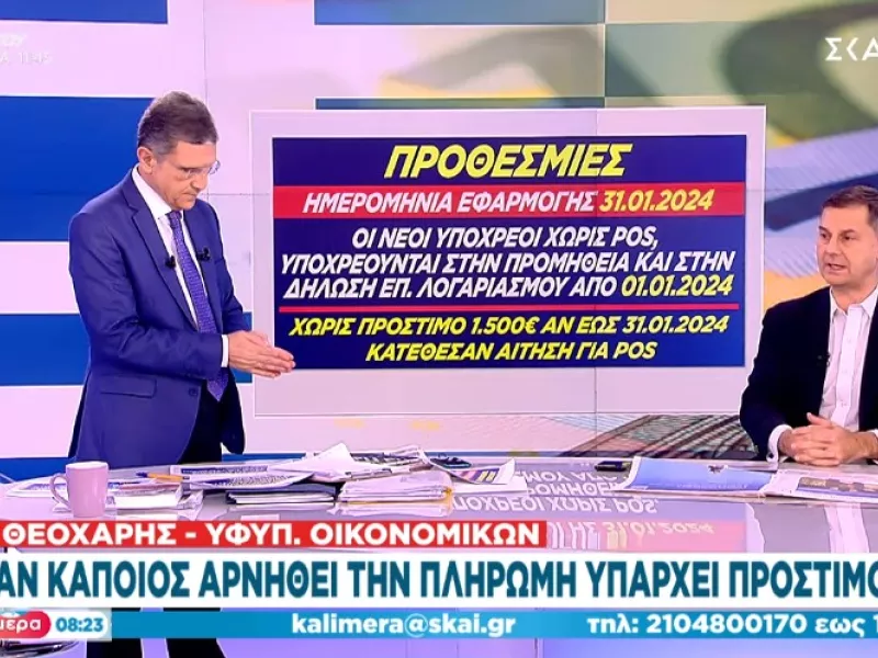 Θεοχάρης στον ΣΚΑΪ