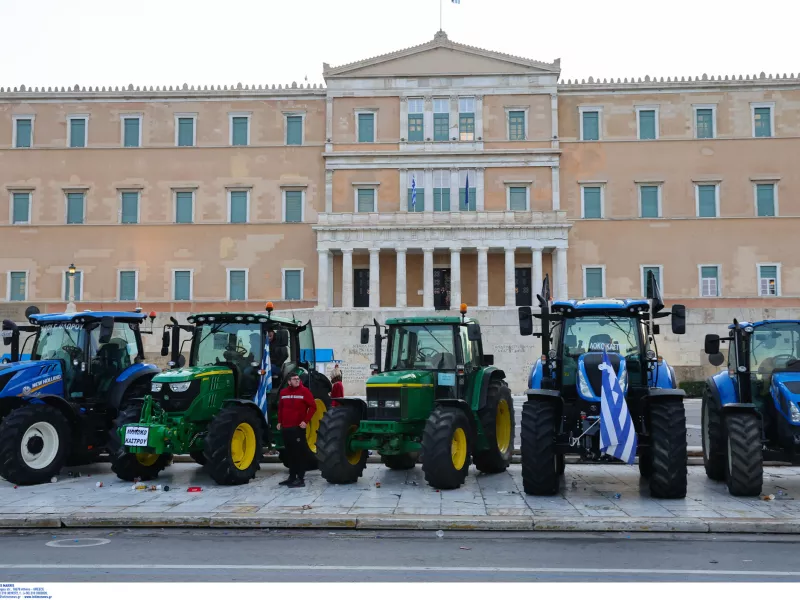 τρακτέρ στο Σύνταγμα