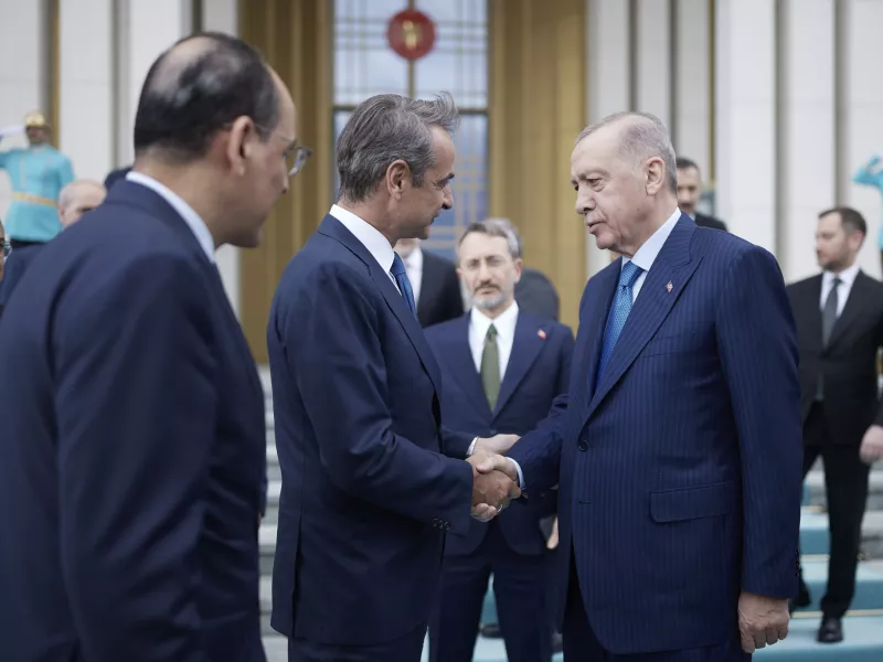 Μητσοτάκης και Ερντογάν