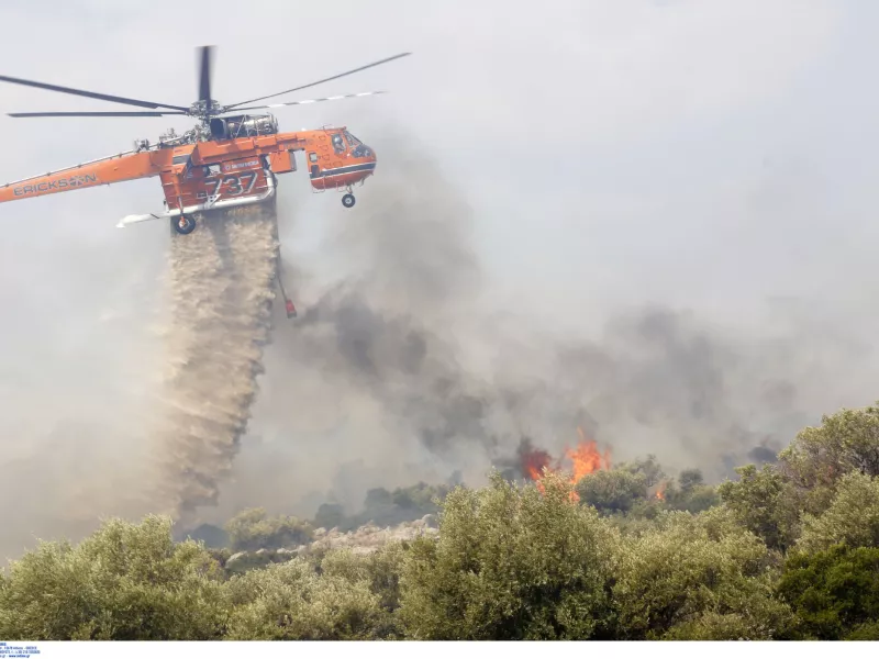 Υψηλός κίνδυνος πυρκαγιάς αύριο - Αναλυτικά ο χάρτης