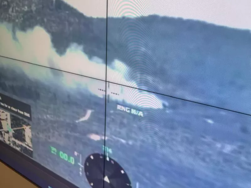 Φωτιά στην Πάρνηθα: Η έναρξη της στο drone της πυροσβεστικής