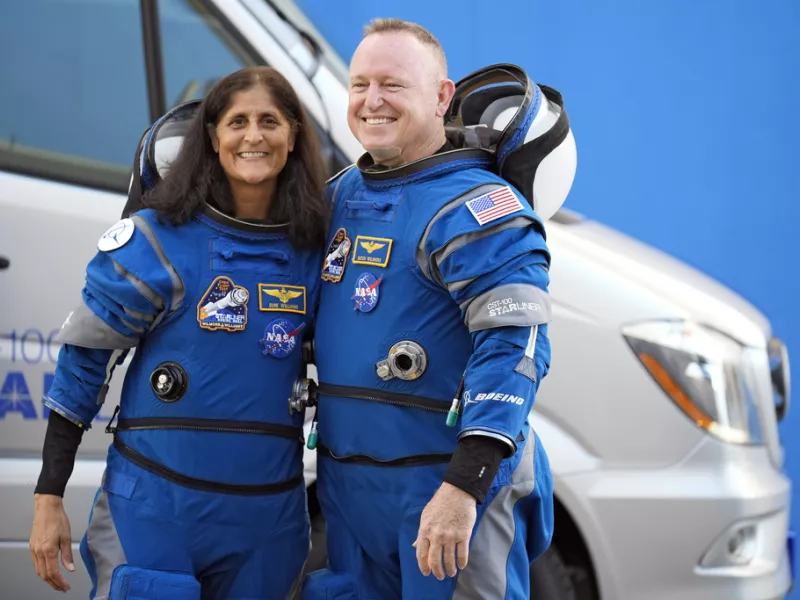 Butch Wilmore and Suni Williams