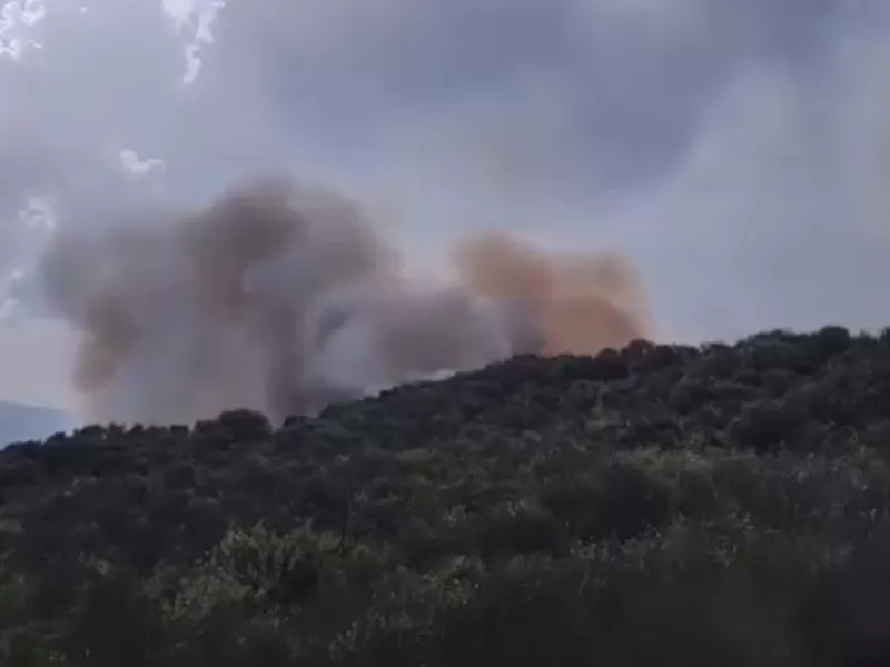 Φωτιά στο Ορθοβούνι