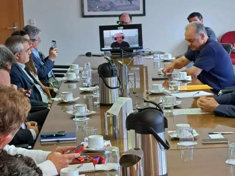 Σε συνάντηση των Ελλήνων ευρωβουλευτών συμμετείχε διαδικτυακά ο Φρέντη Μπελέρης 