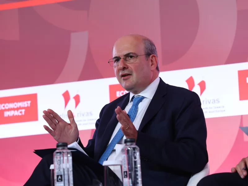 Κωστής Χατζηδάκης στο συνέδριο του Economist