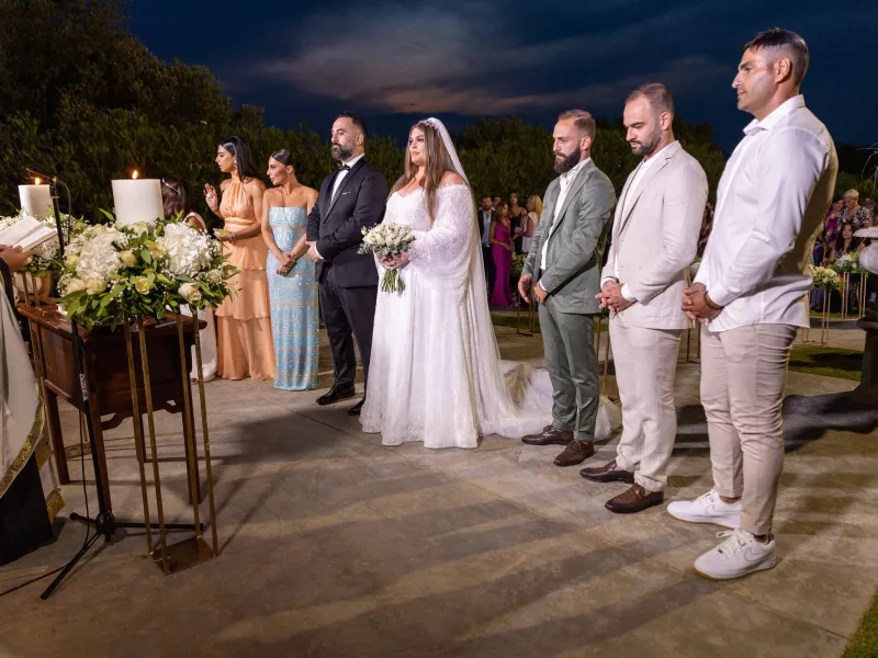 Κέλλυ Κελεκίδου: Πάντρεψε την αδερφή της. Έξι συνολικά οι κουμπάροι