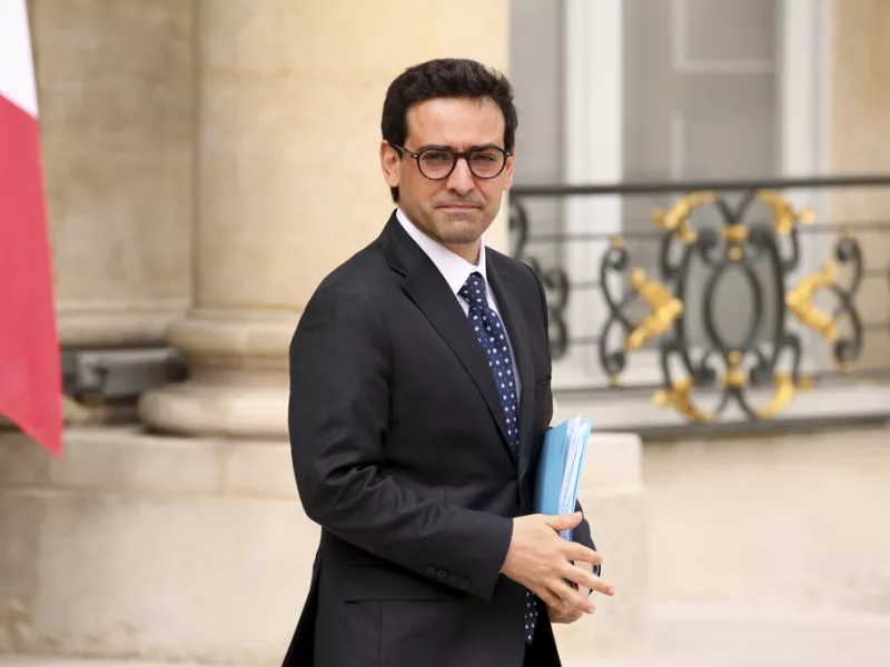 French Foreign Minister Stephane Sejourne