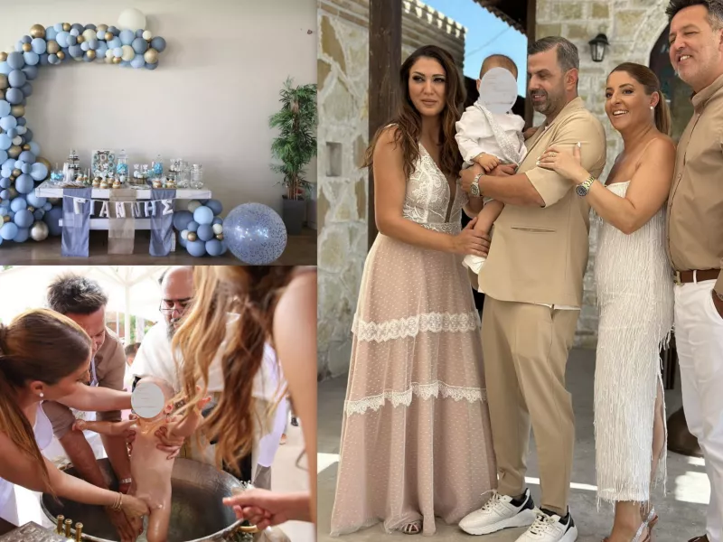 Βασιλική Νταντά: Το φωτογραφικό άλμπουμ της βάπτισης του γιου της (Αποκλειστικό)