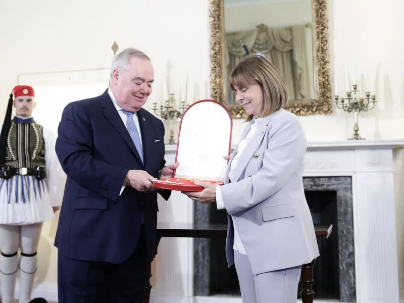Μεγάλος Μάγιστρος του Τάγματος της Μάλτας: Συνάντηση με Αικ. Σακελλαροπούλου 