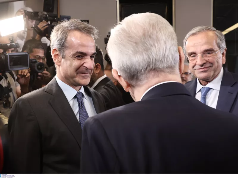 Μητσοτάκης με Σαμαρά