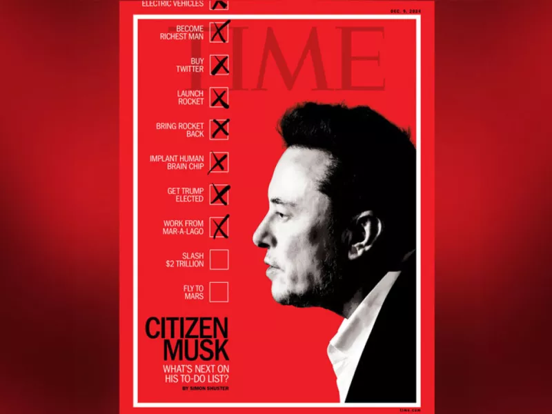 TIME: «Πολίτης Μασκ» - Το πρωτοσέλιδο του περιοδικού για τον δισεκατομμυριούχο
