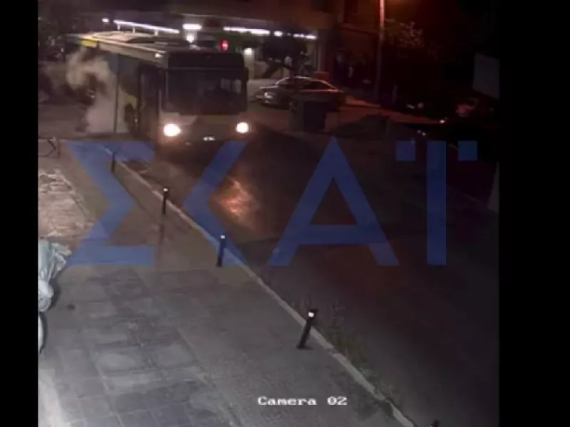 Νίκαια: Νέο βίντεο μετά τη σύγκρουση του λεωφορείου με IX