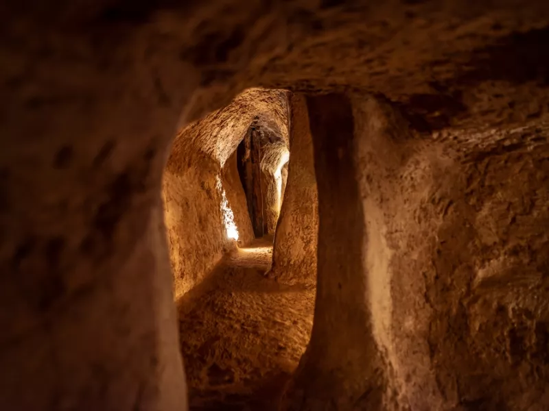 Tunnels at Kashan