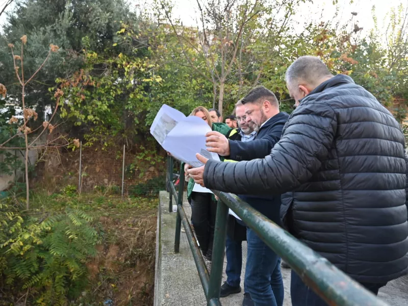 Ν. Χαρδαλιάς στο ρέμα Ποδονίφτη: «Δρομολογούμε λύσεις στα χρόνια προβλήματα των ασυντήρητων υποδομών»