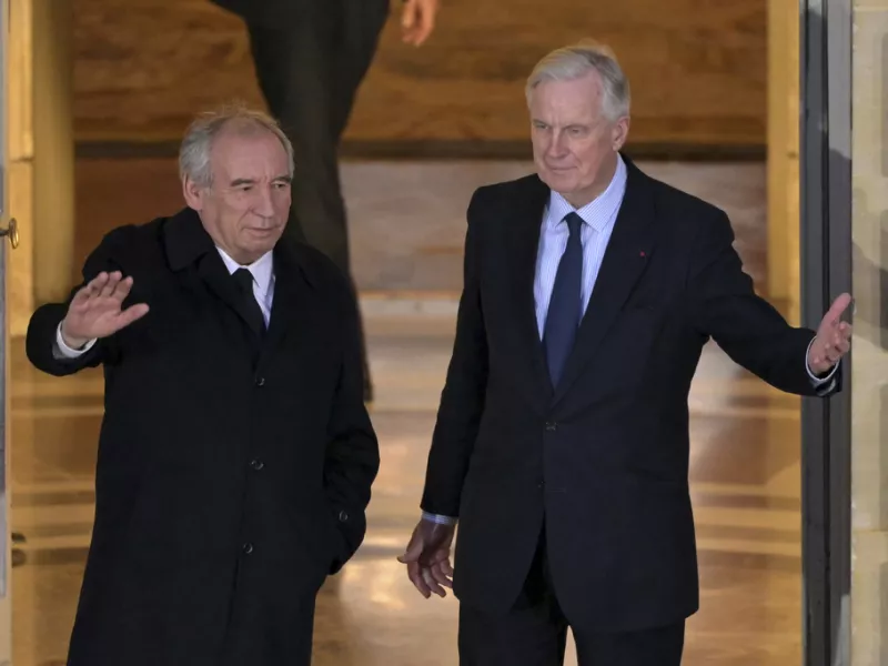  Francois Bayrou -  Michel Barnier