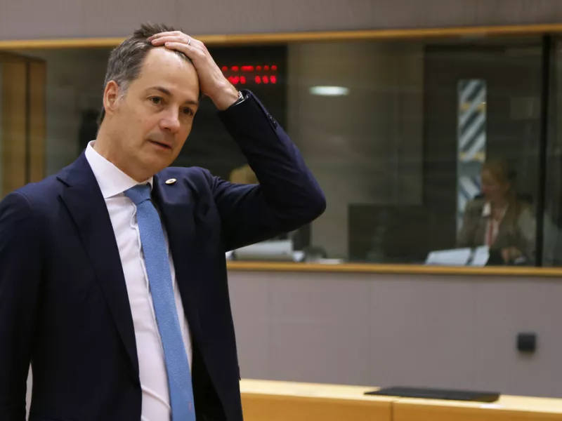 Belgium's Prime Minister Alexander De Croo