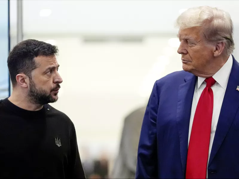 Ντόναλντ Τραμπ και Βολοντίμιρ Ζελένσκι