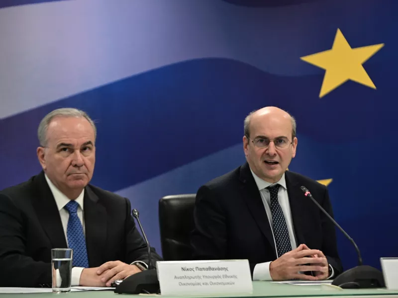Κωστής Χατζηδάκης και Νίκος Παπαθανάσης