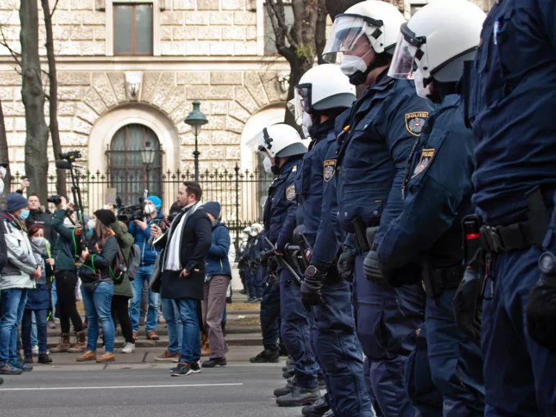 Διαδήλωση κατά της πιθανής συγκυβέρνησης υπό το ακροδεξιό FPÖ