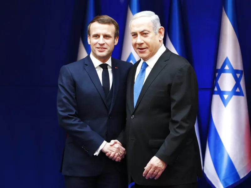 Benjamin Netanyahu - Emmanuel Macron 