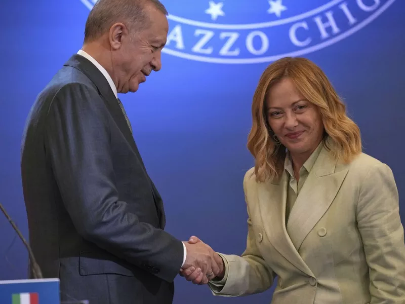 Eπικοινωνία Μελόνι - Ερντογάν για το ουκρανικό