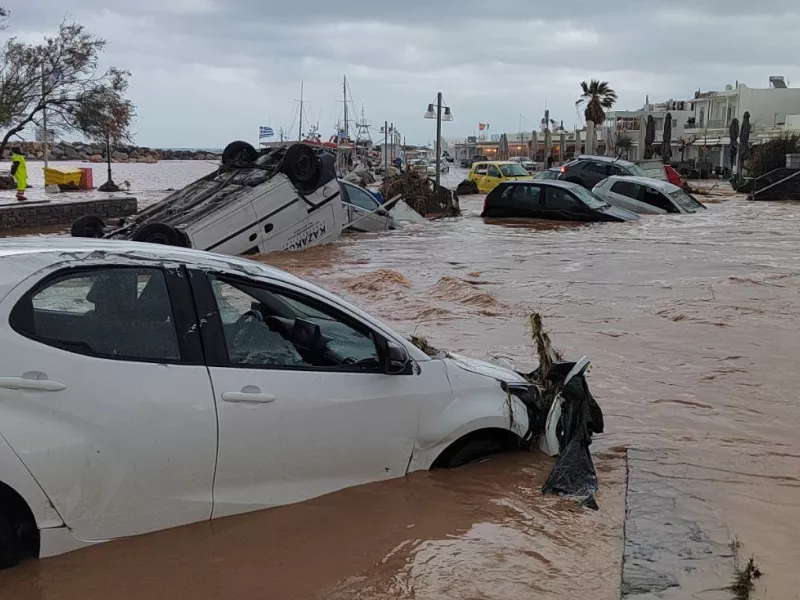 Πάρος κακοκαιρία - πηγή: ΕΟΔ Πάρου