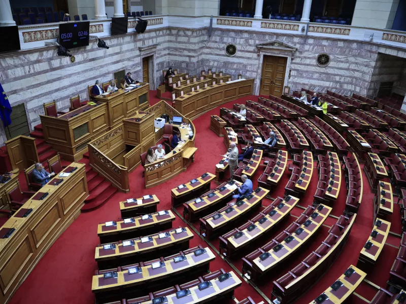Ελληνική Βουλή αίθουσα