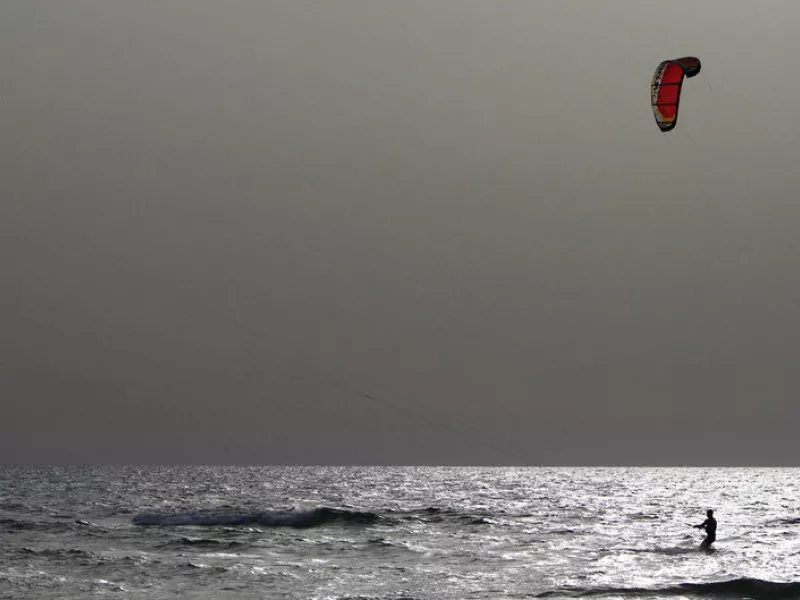 Kitesurfing