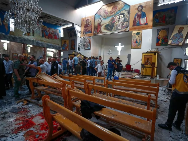Τρομοκρατική επίθεση στον Ελληνορθόδοξο Ναό του Προφήτη Ηλία στη Δαμασκό