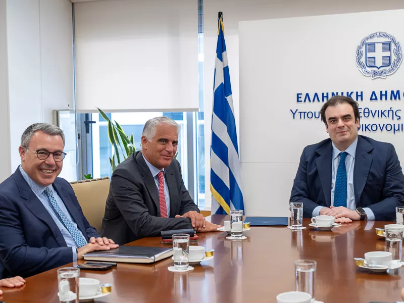 Βασίλης Ψάλτης, Andrea Orcel, Κυριάκος Πιερρακάκης