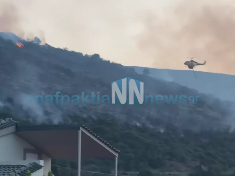 Φωτιά στη Ναύπακτο