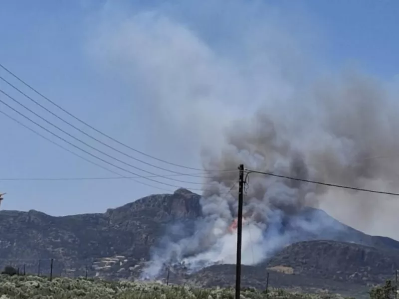Φωτιά στη Μονεμβασιά