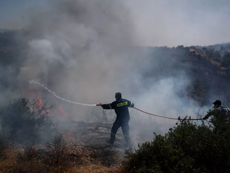 Φωτιά στον Μαραθώνα