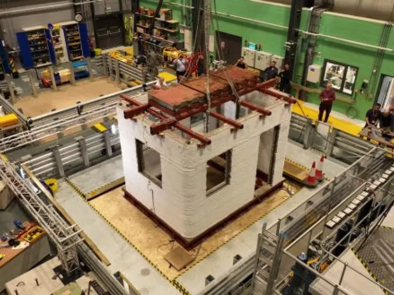 test - 3D-printed concrete house