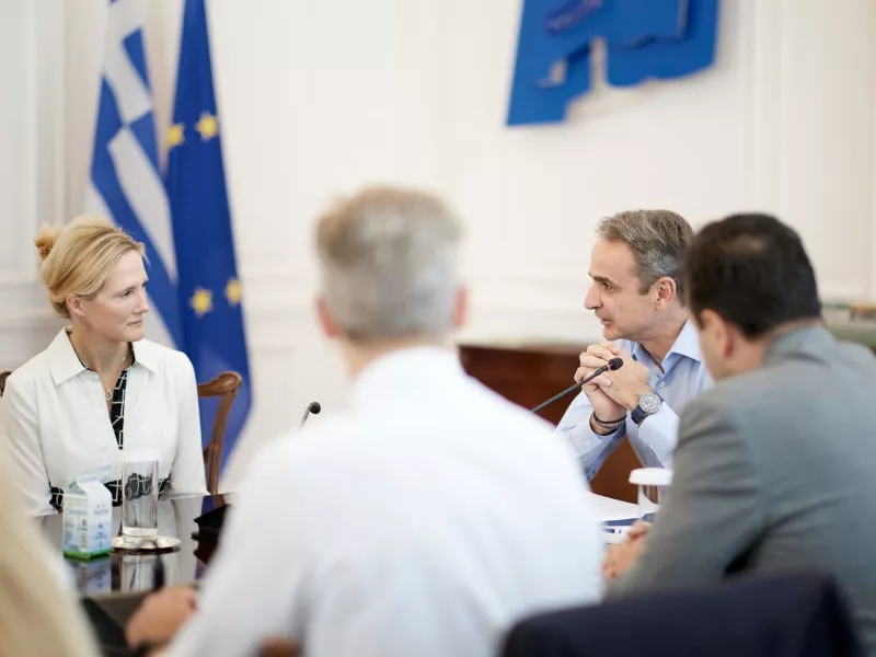 Μητσοτάκης: Συνάντηση με την αντιπρόεδρο της Meta για την ασφάλεια των παιδιών στα social 