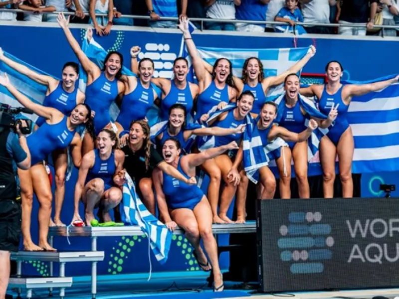 Πόλο γυναικών: Η απονομή στα «χρυσά» κορίτσια της Ελλάδας