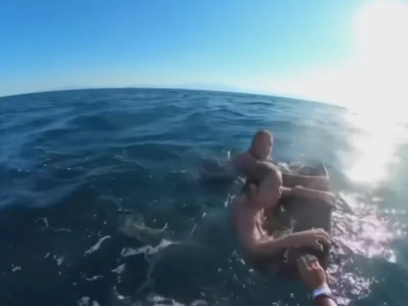 Επανομή: Η ηρωική διάσωση τουριστών από kite surfer