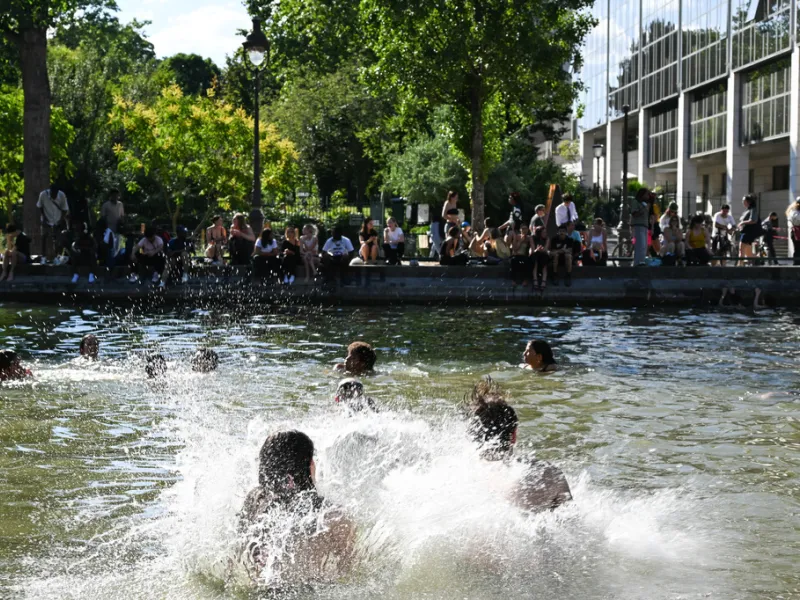 Canal Saint-Martin in Paris